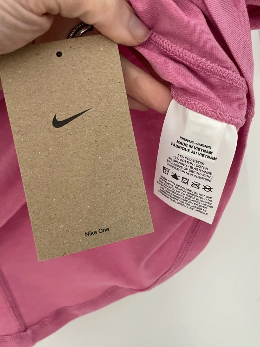 NEW Nike One Relaxed Girls Dri-FIT Short-Sleeve Top Pink NWT casual Gym.  15